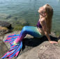 Preview: Meerjungfrauenflossen Set Sirena Premium RAINBOW