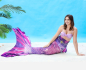 Preview: Meerjungfrauenflossen Set für Erwachsene - Sirena Premium AOLANI PURPUR