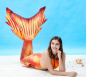 Preview: Meerjungfrauenflossen Set für Erwachsene - Sirena Premium Golden Dream H20
