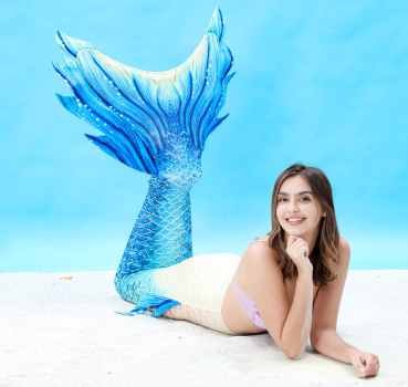 Meerjungfrauenflossen Set für Erwachsene - Sirena Premium SHINE